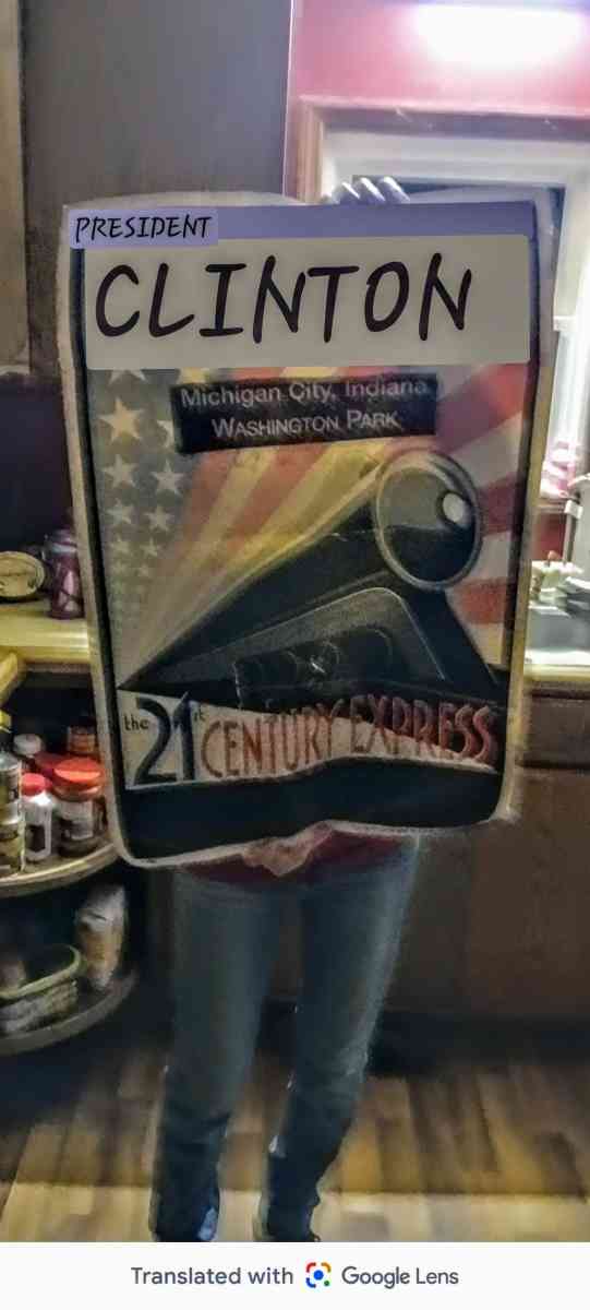 President Clinton poster