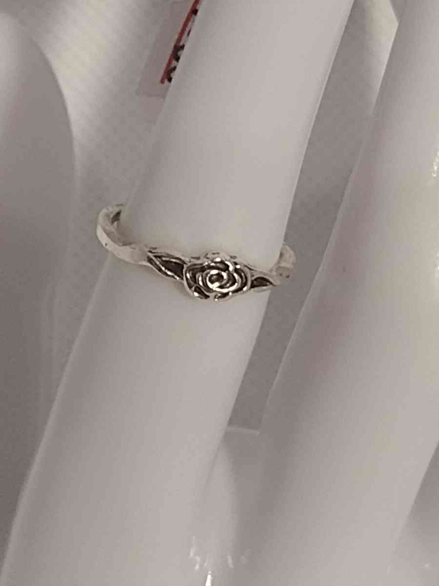 Silver Rose Ring