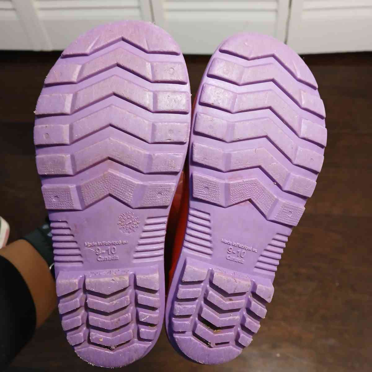 Girls Toddler Rain Boots size 9 to 10