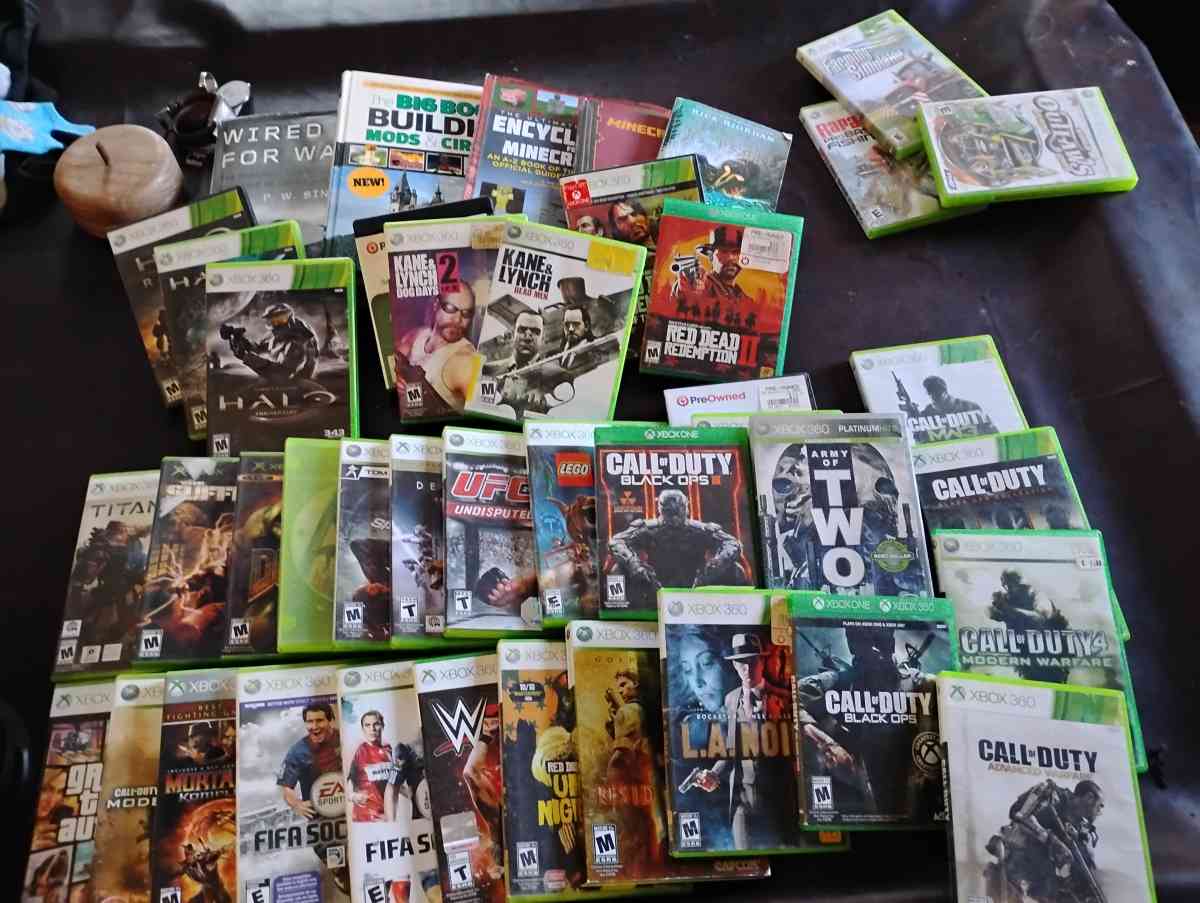 xbox360 game lot