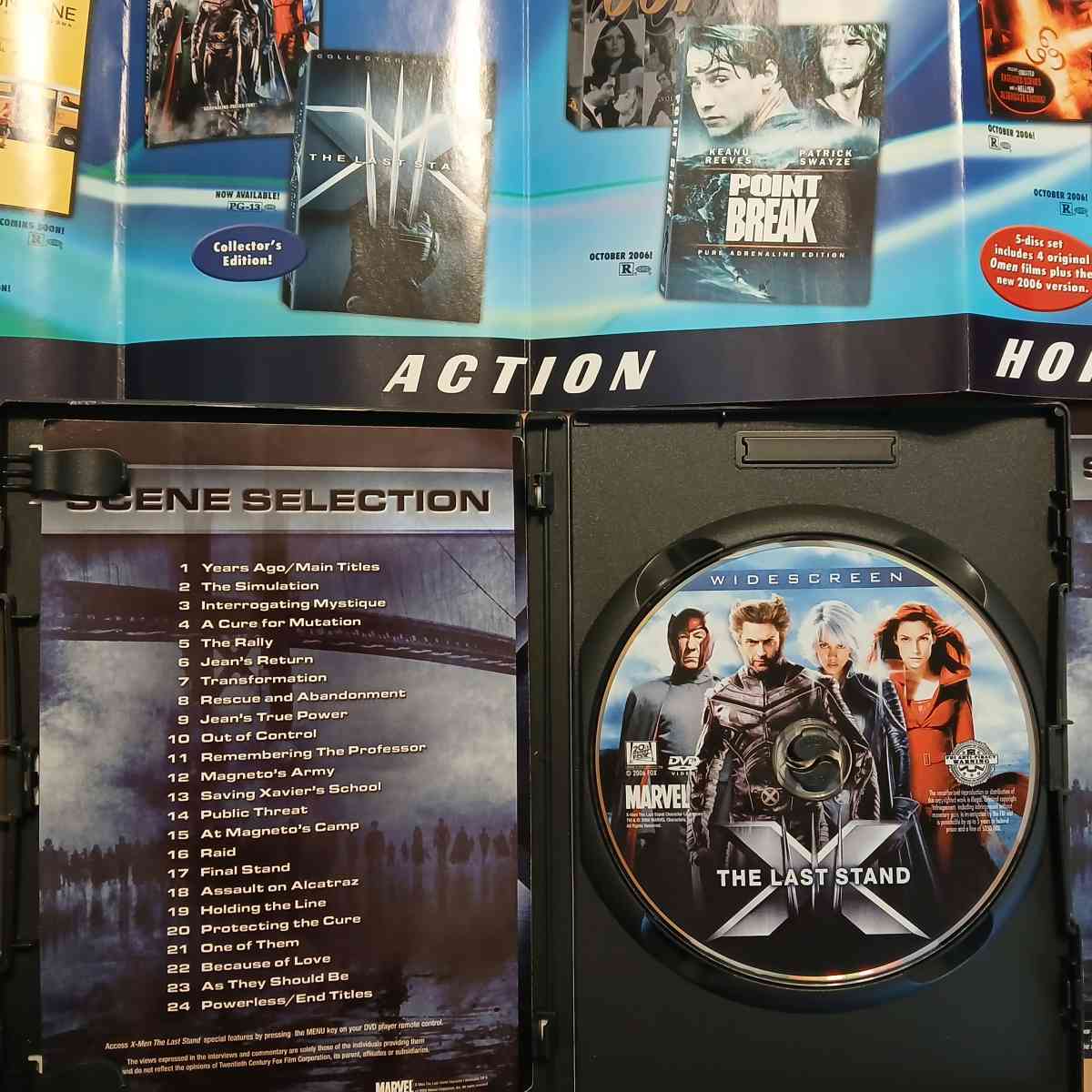 X Men The last Stand DVD