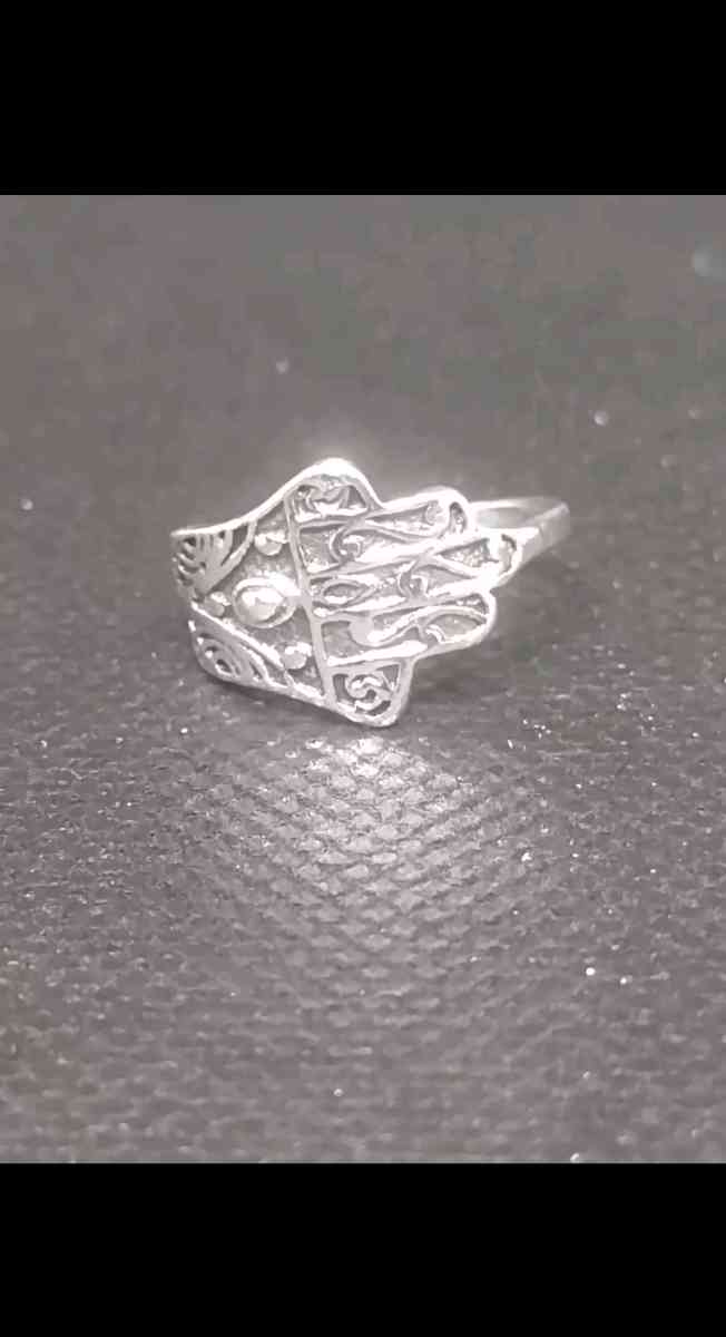 Palm Reader Silver Ring