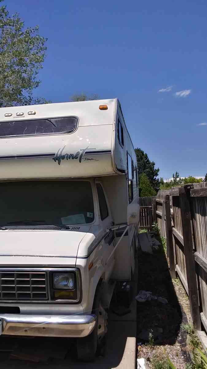old non running RV camper
