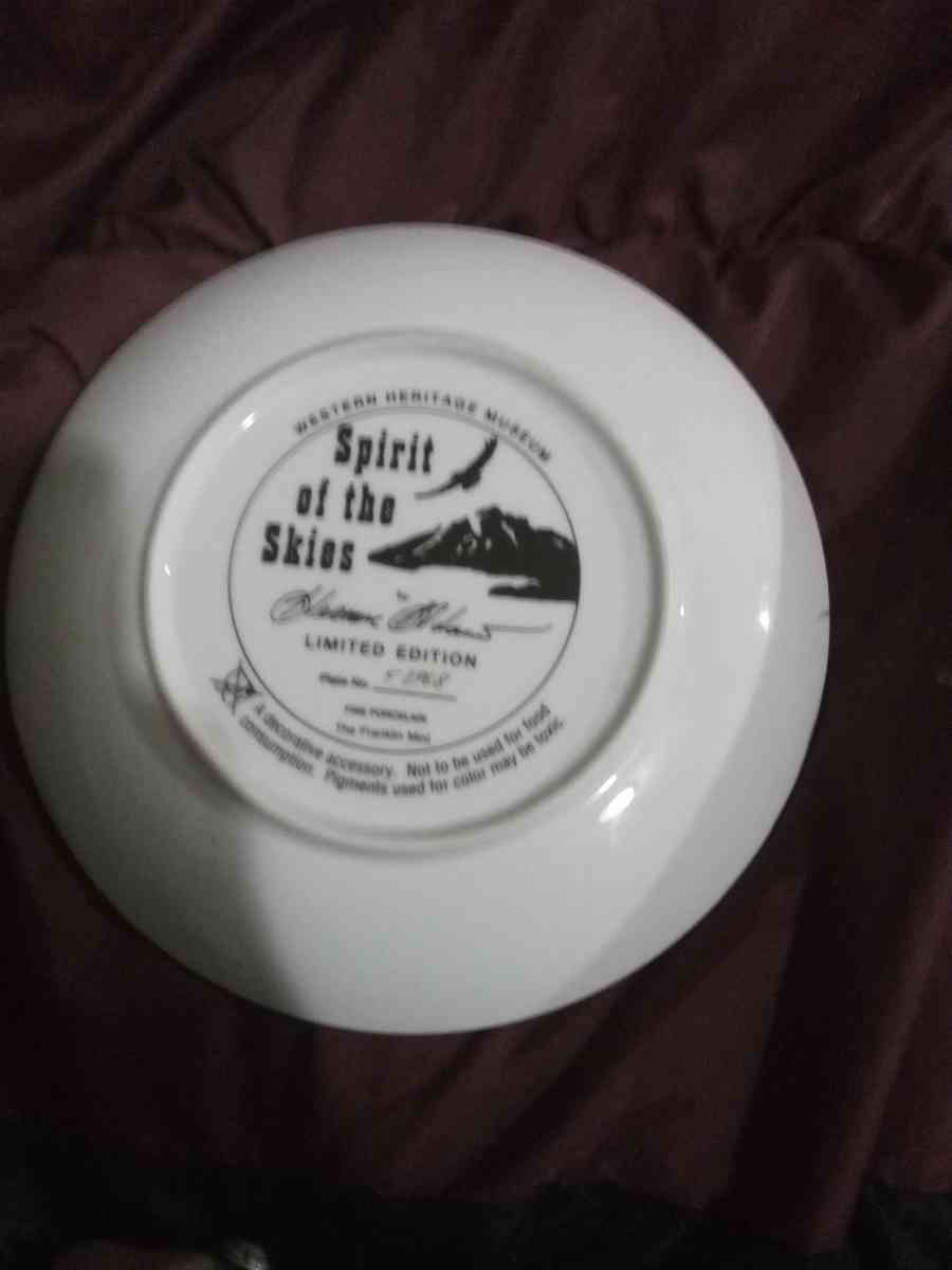 native American decorative plates Hamilton collection