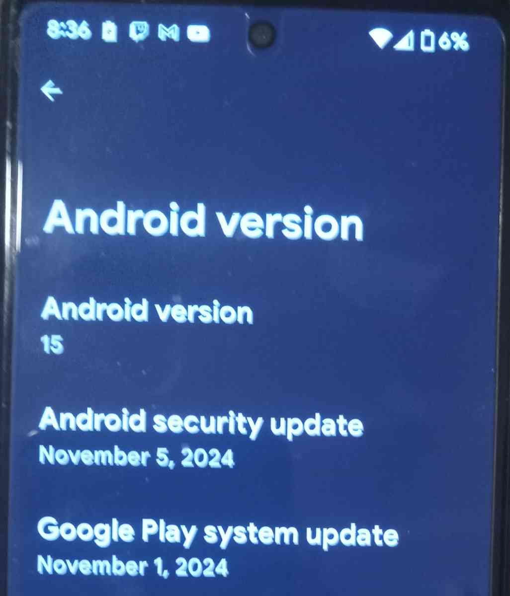 Google Pixel 6 Obsidian 128gb Storage