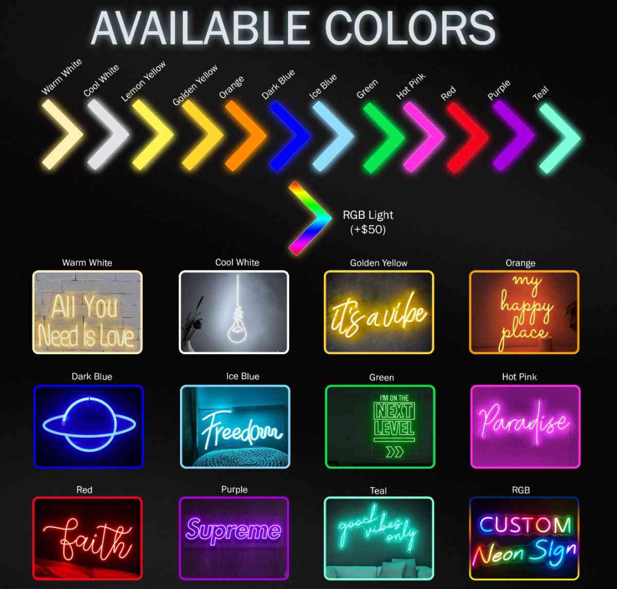 Customized Neon light