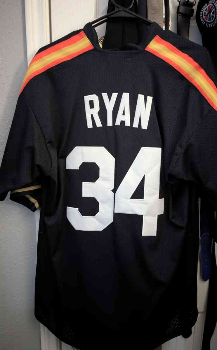 MLB Nolan Ryan 34 HoustonAstros Cooperstown Mens XLBaseball