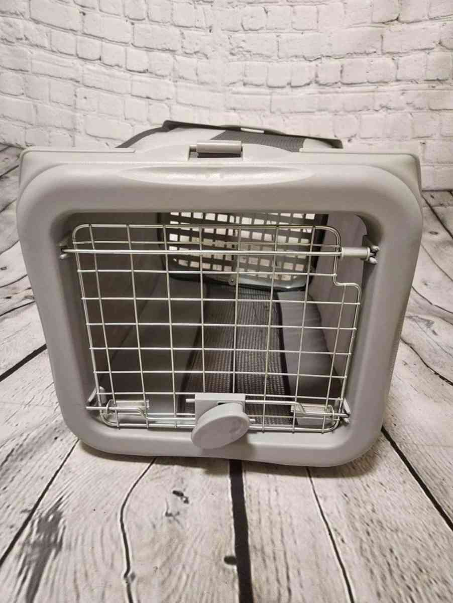 Pop Open Gray Pet Crate