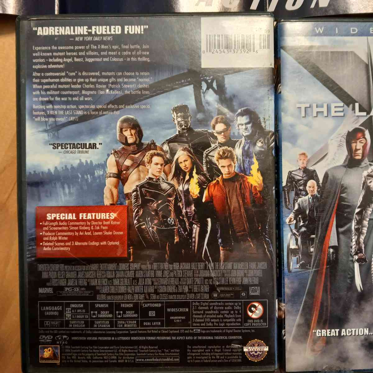 X Men The last Stand DVD