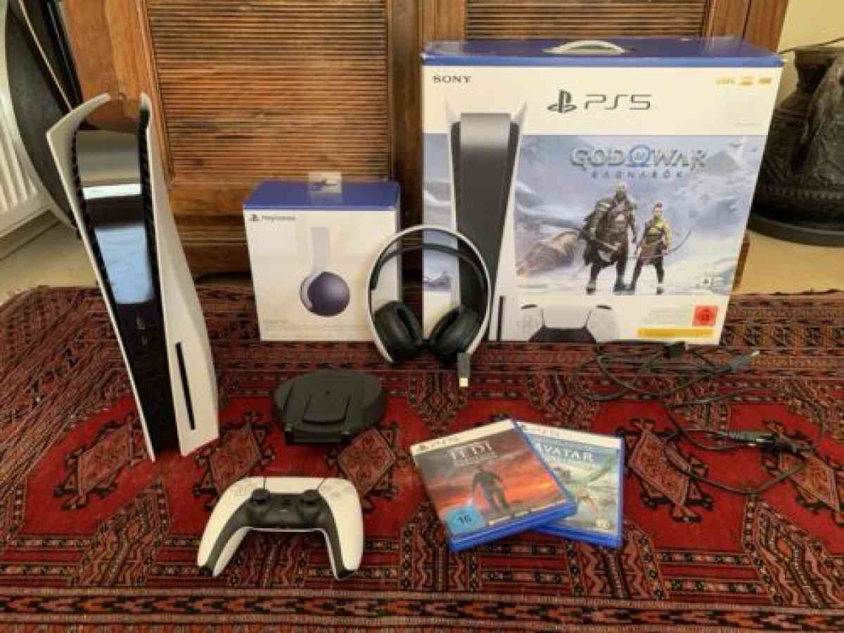 PlayStation 5 Disc 825 GB Controller Pulse 3DHeadset 2 Games
