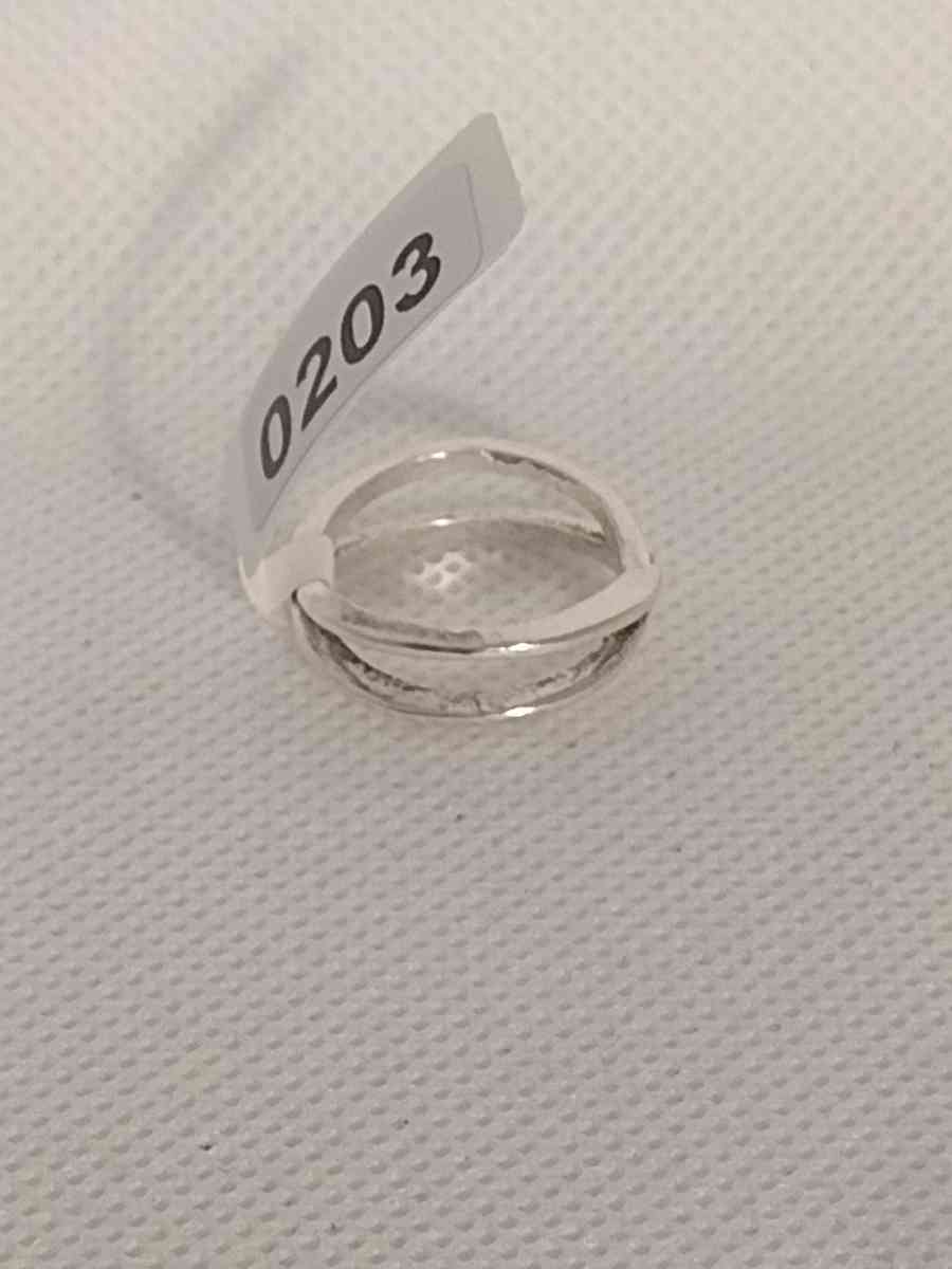 Silver Criss Cross Ring