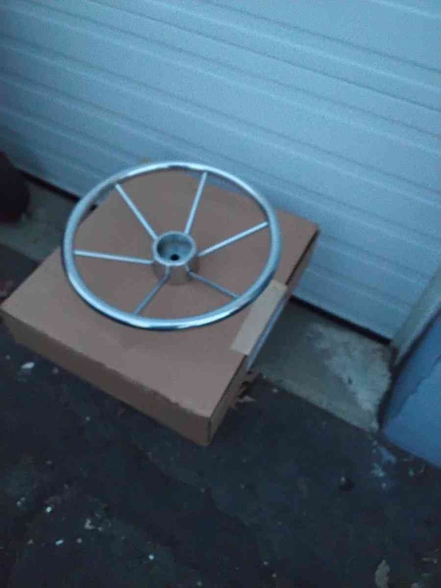 Nice Stainless Steel Steering Wheel 16 inch 6 Spoke Wheel