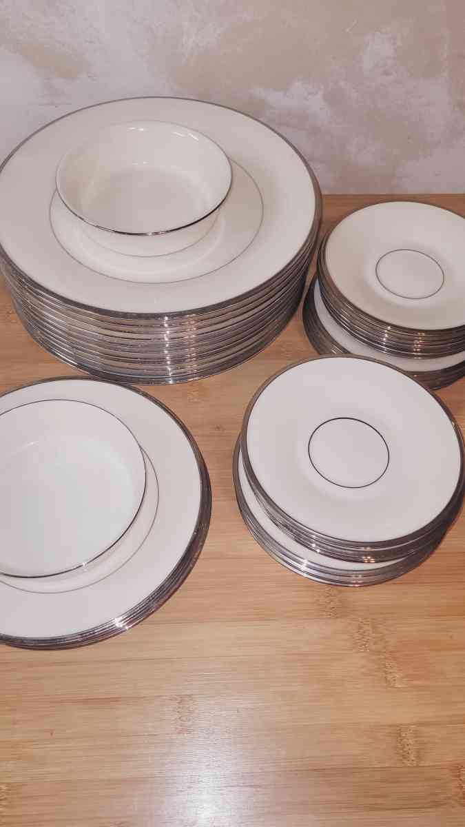 Lenox China and crystal stemware