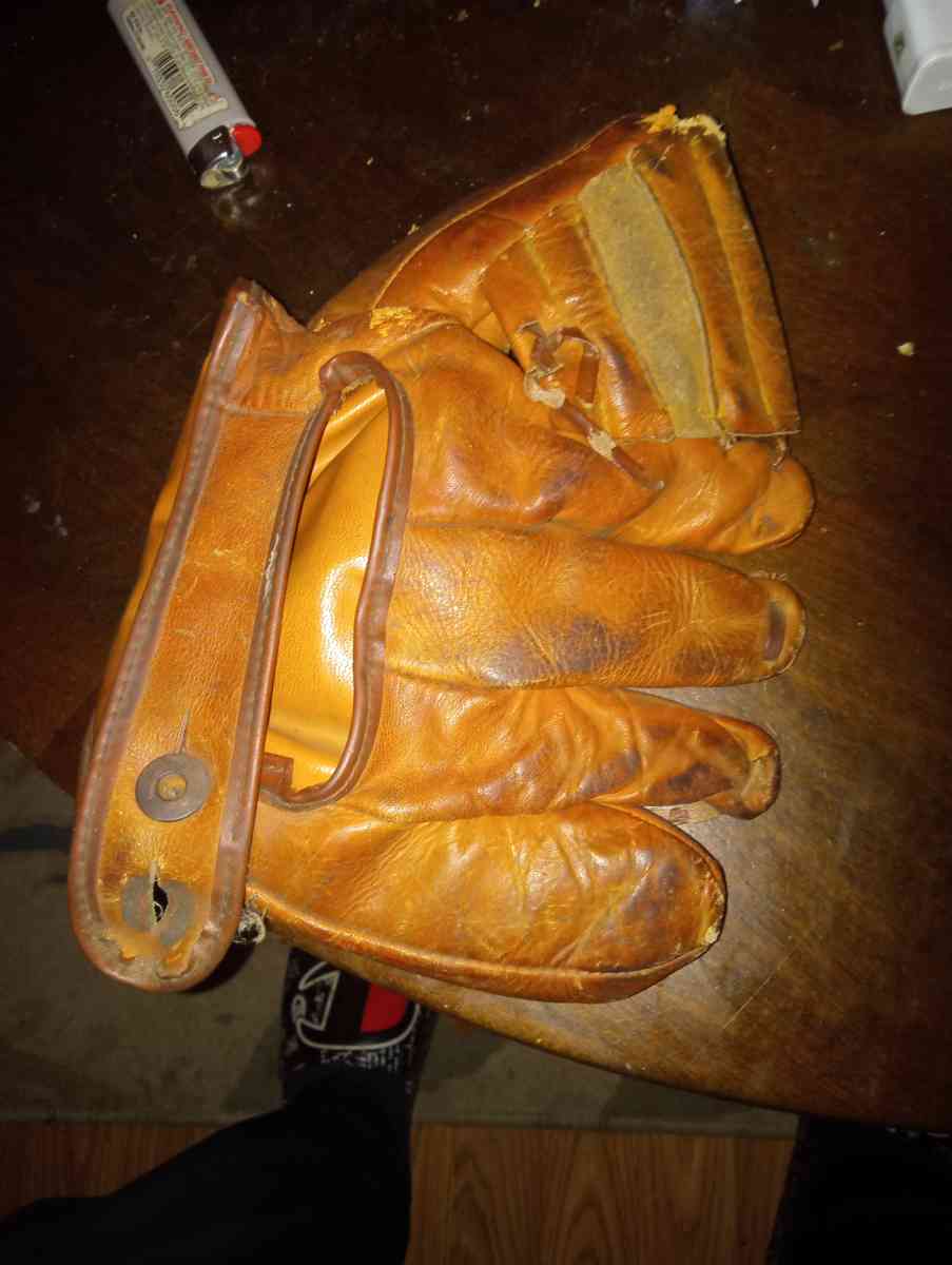 old baseball glove