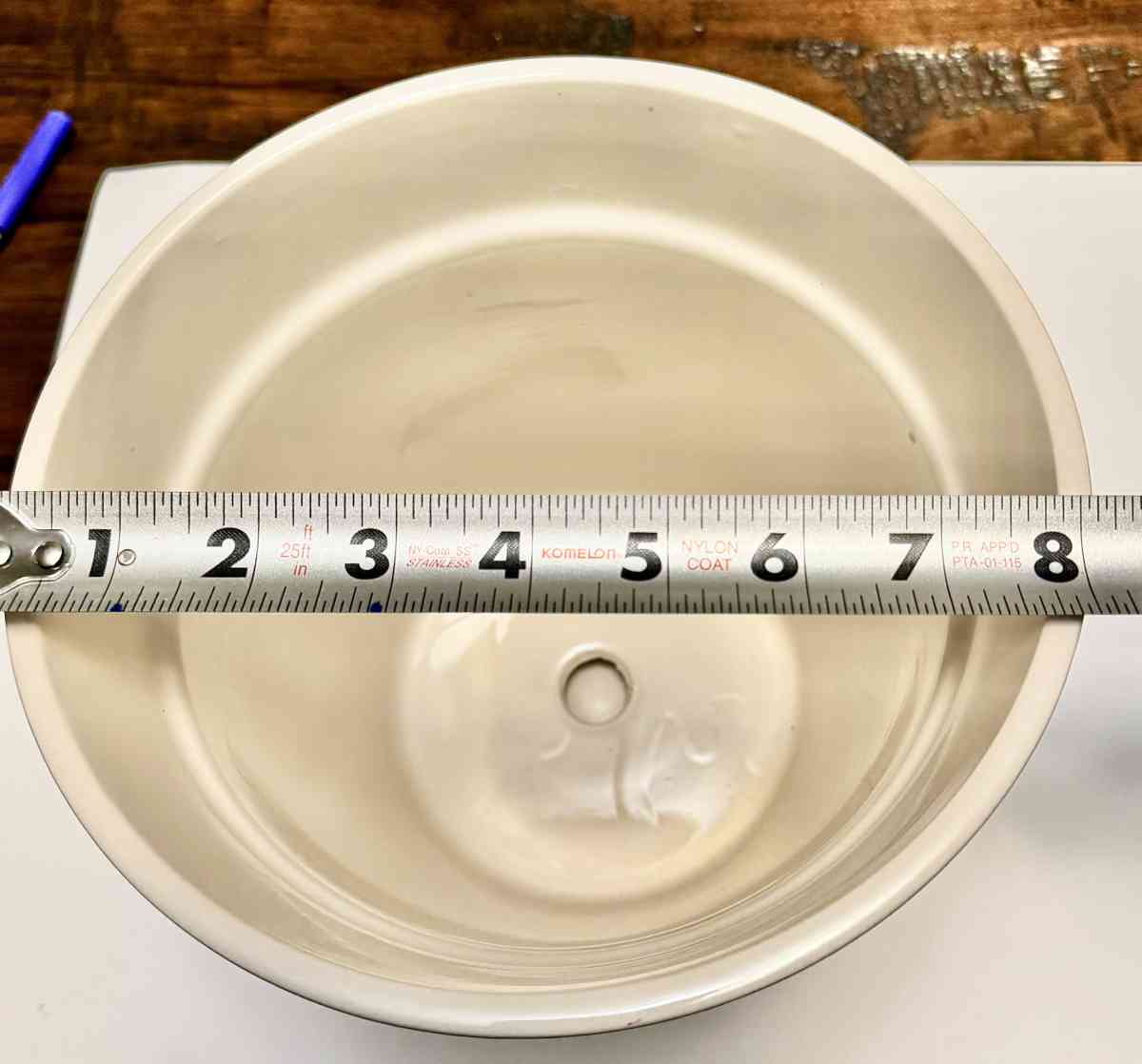 Rae Dunn Home Grown Glazed Ceramic 8 Inch Planter