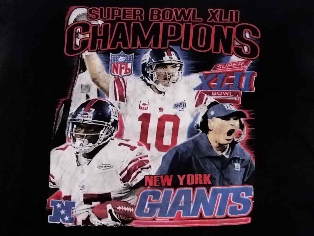 NY Giants Super Bowl T Shirt