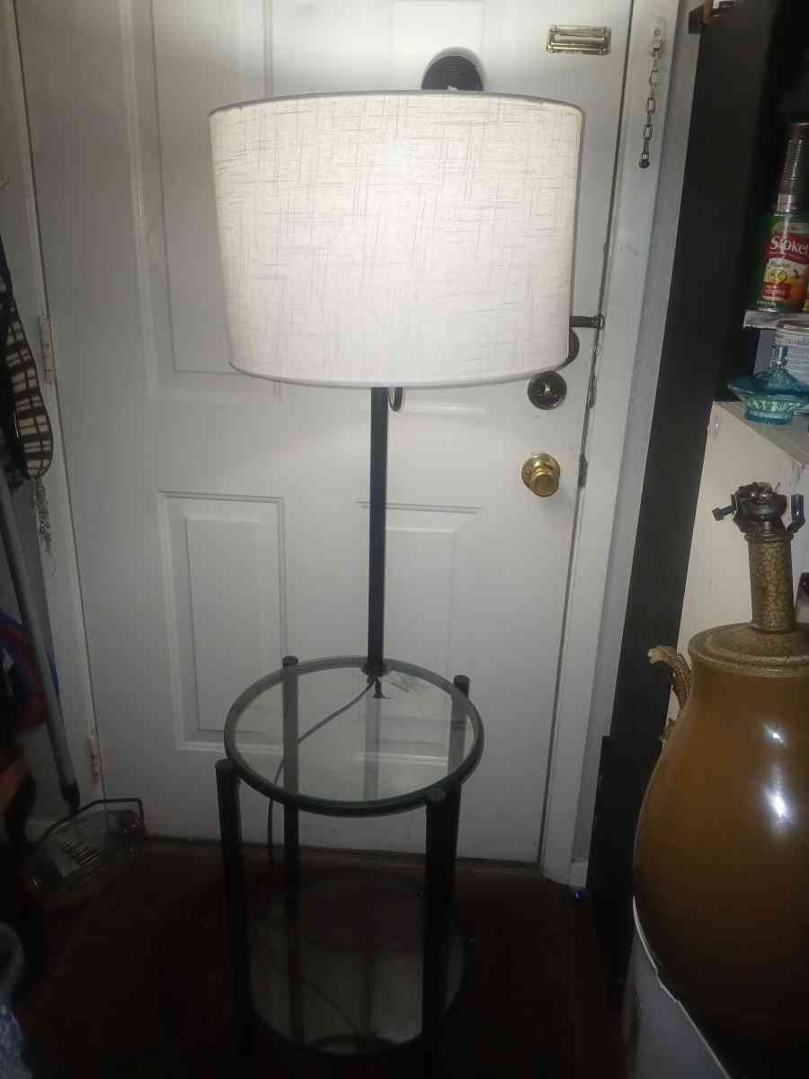 side table two their glass top table