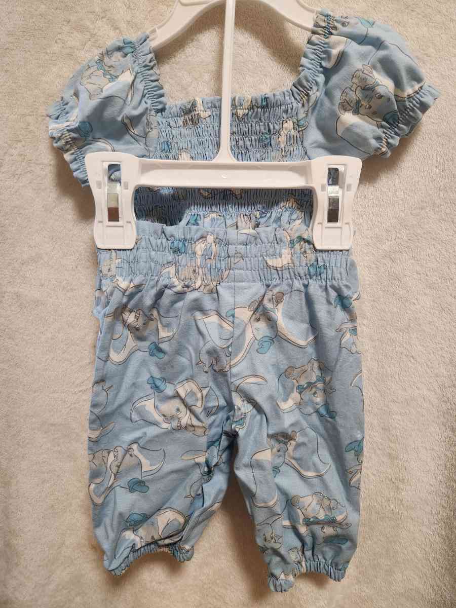 0 to 3 Months Baby Girls Disney Blue Outfit
