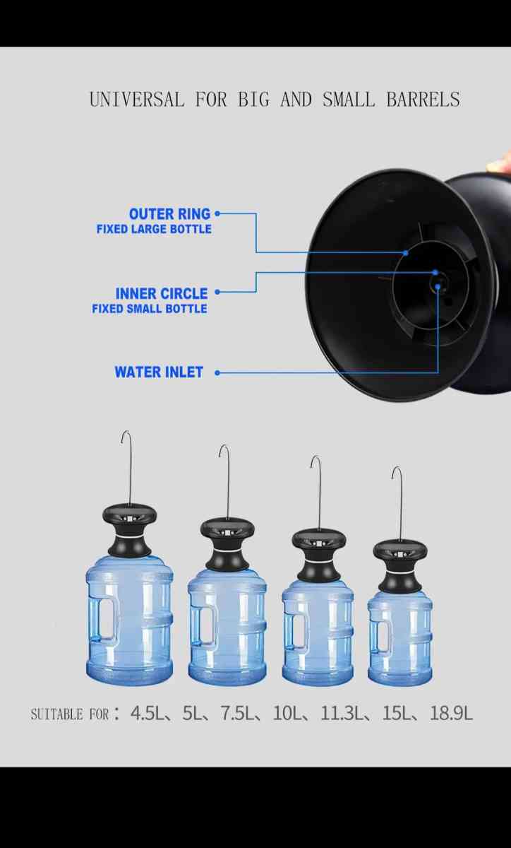 Automatic Water Bottle Universal Electric Switch Pump Tray