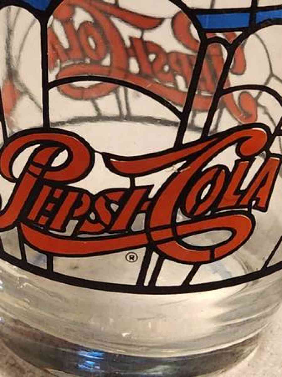 vintage 70a pepsi glass