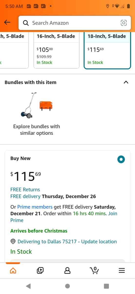 Great States 18 Reel Mower