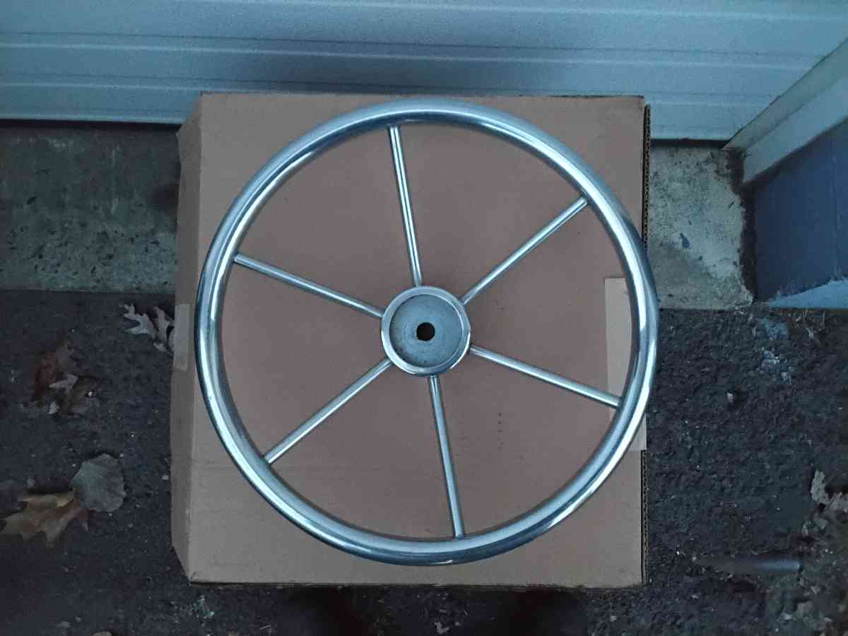 Nice Stainless Steel Steering Wheel 16 inch 6 Spoke Wheel