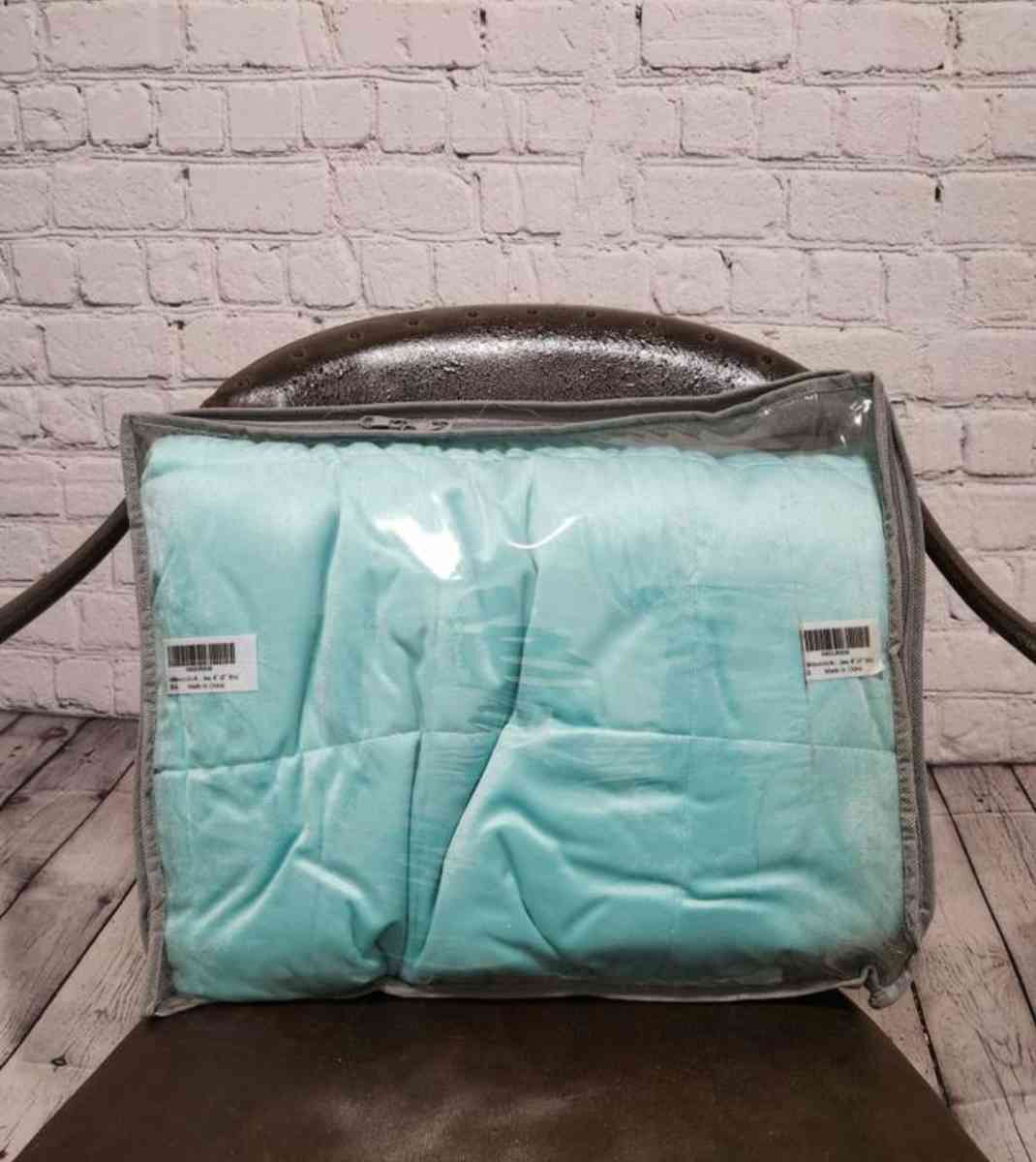 10lbs Green Reversible Weighted Blanket