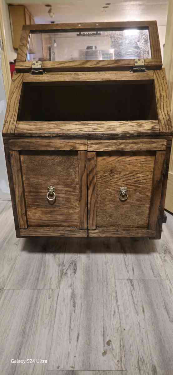 1871 antique bread box refurbished