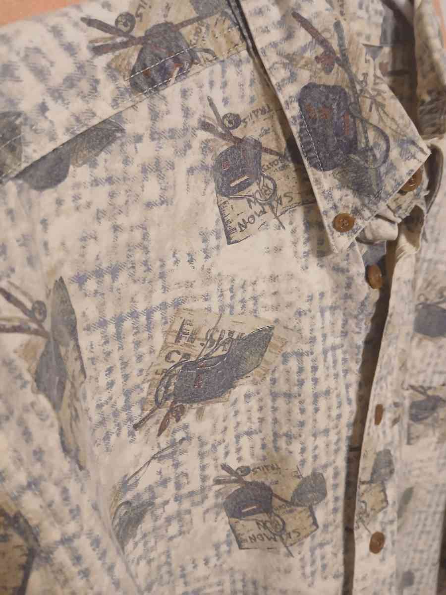 Vintage Woolrich Mens XL Cotton Rugged Outdoor Fishing