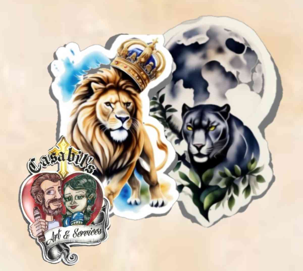 Wild side stickers