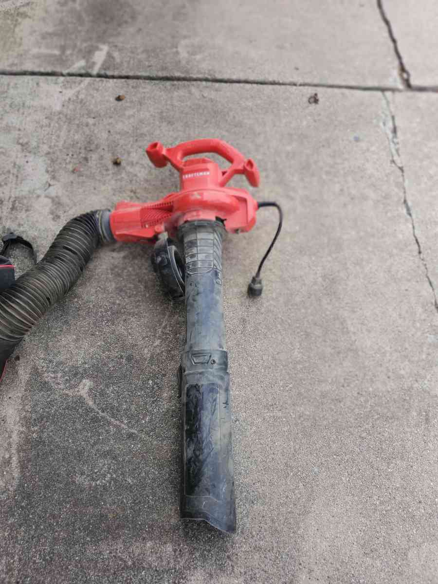 Craftsman  Corded Electric Leaf Blower  Vaccum w Bag  Model