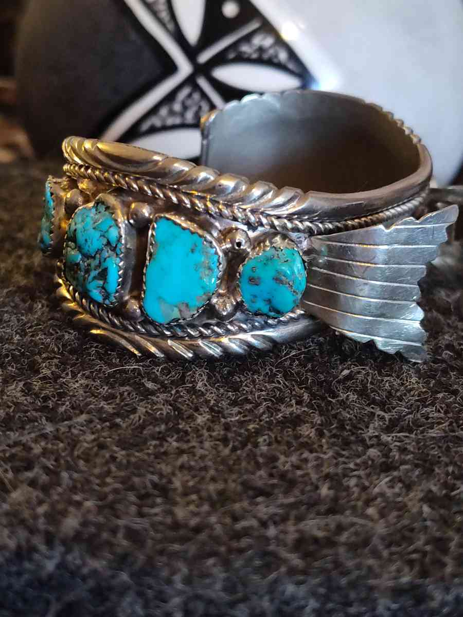 Native American Turquoise watch Band