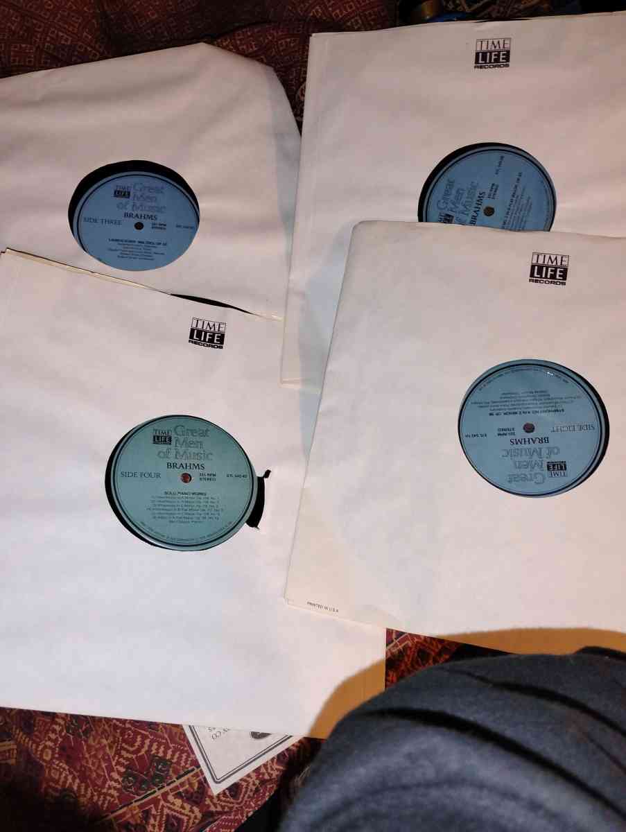 4 2sided records Brahmas musical master pieces in one