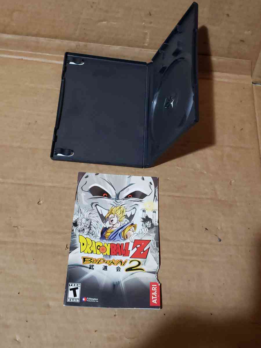 Dragon Ball Z budokai 2 ps2 Case And Manual Only
