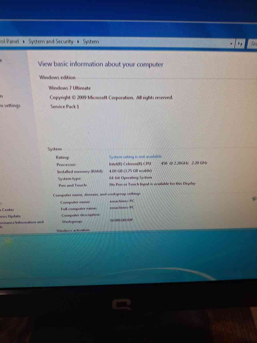 pc compact windows 7