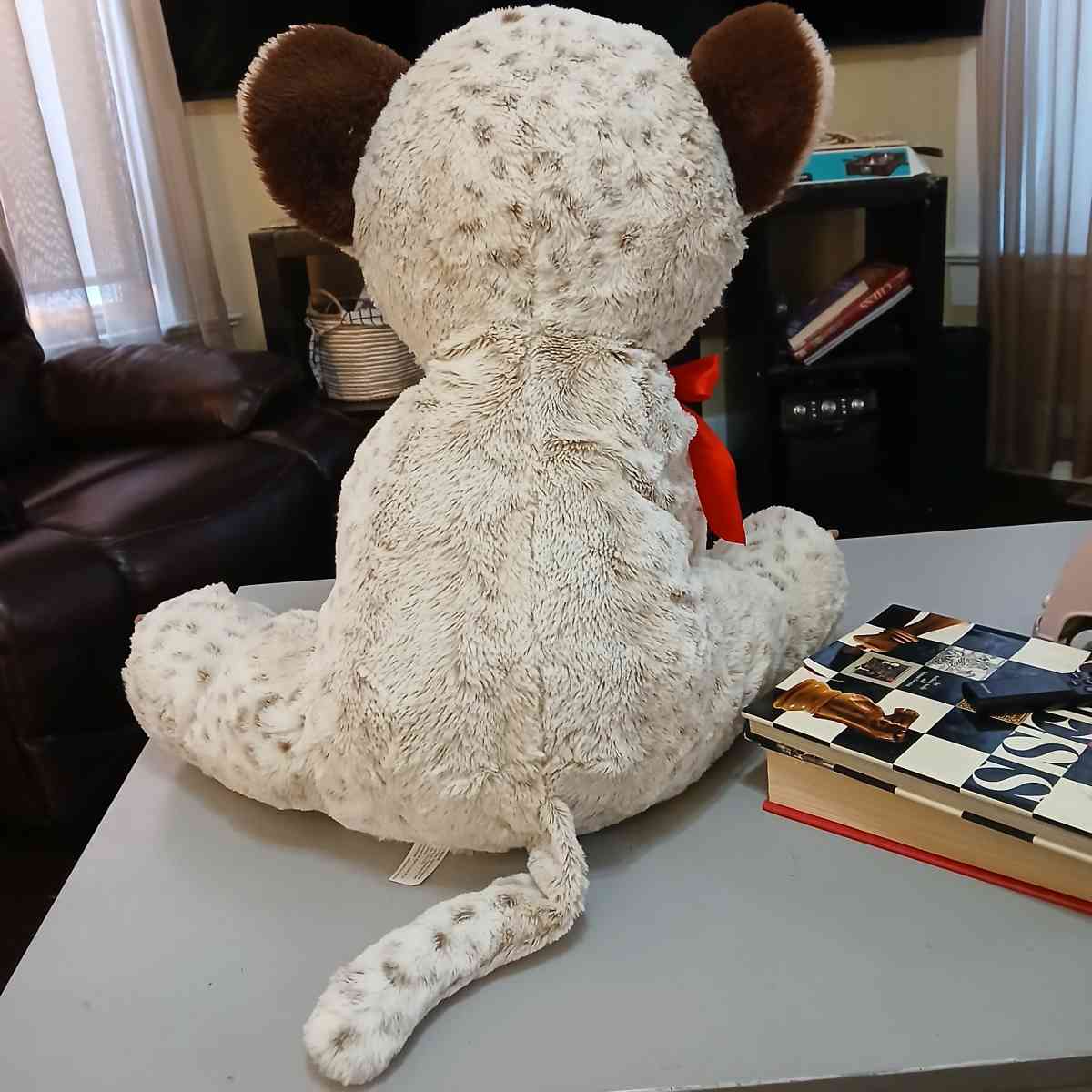 XL Leopard Plush Toy 25 inches Sitting