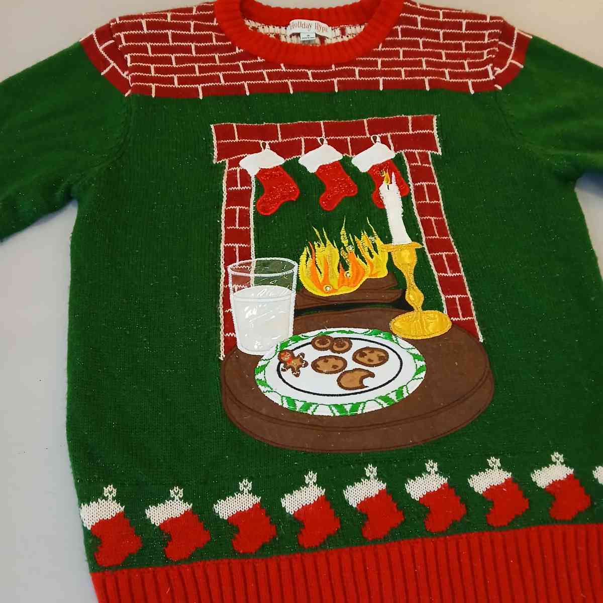 Vintage Holiday Hype Christmas Ugly Sweater for Women Size S