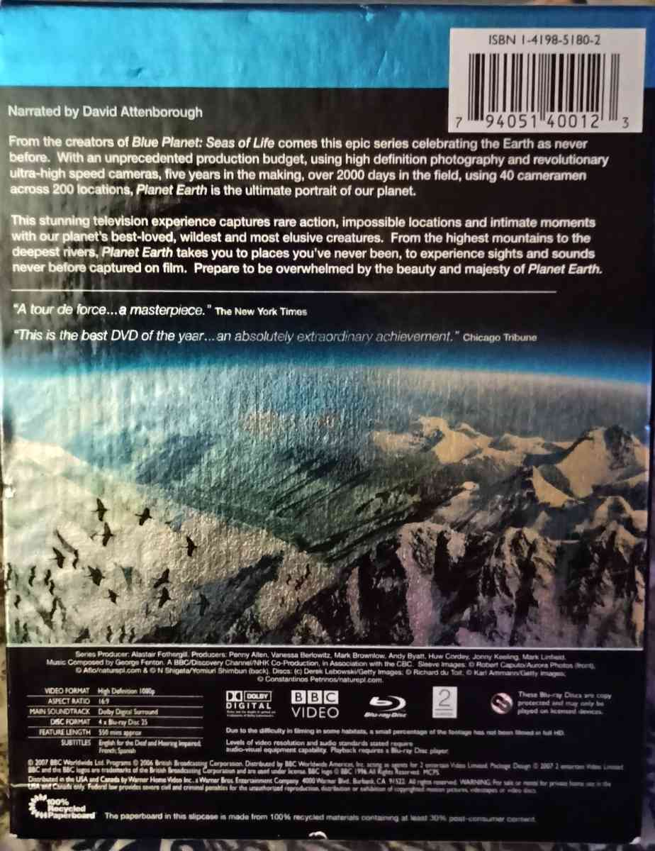 Planet Earth bluray