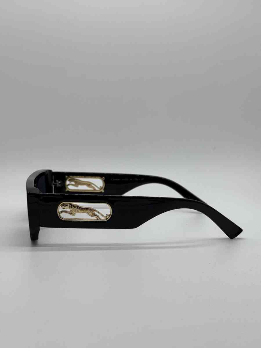 Black Cartier Cheetah Sunglasses