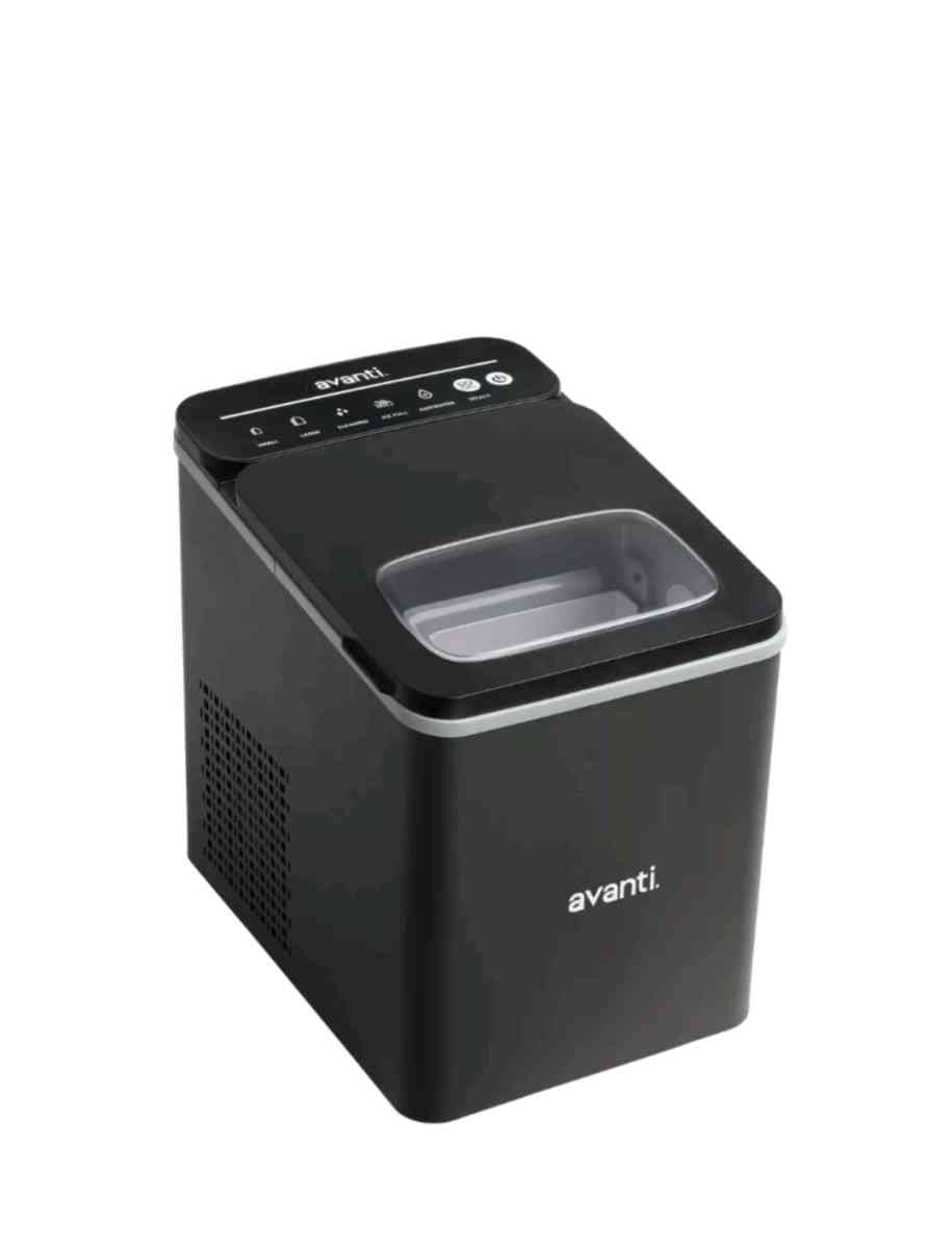 Avanti Mighty Ice 26lb Countertop Bullet Ice Maker in black