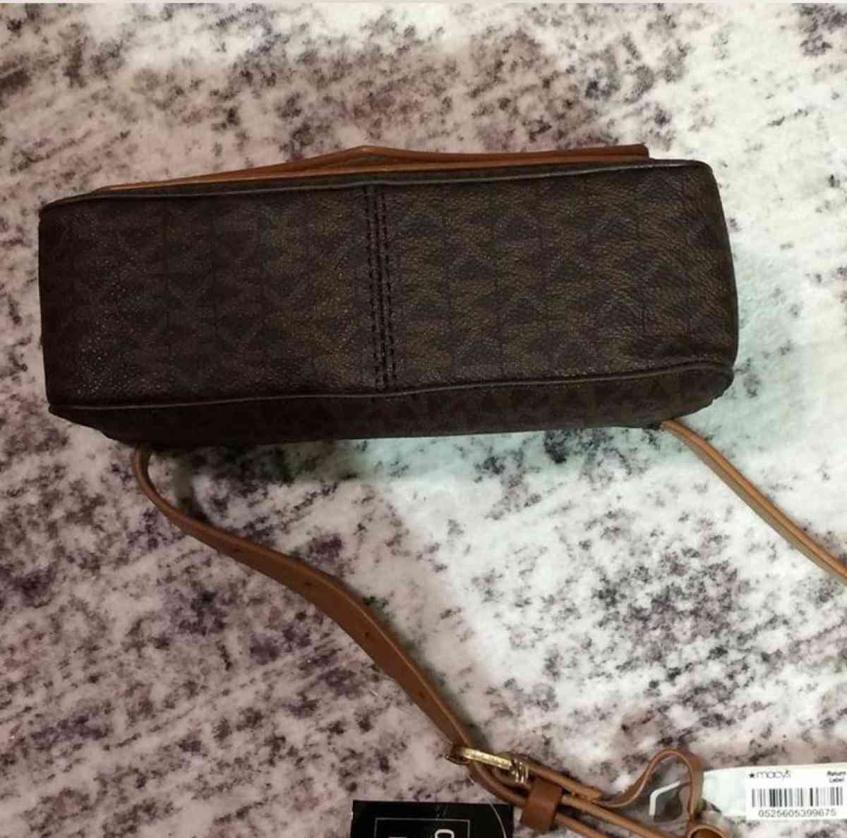 Michael Kors Fanny pack Belt Bag Leather Brown Signature MK