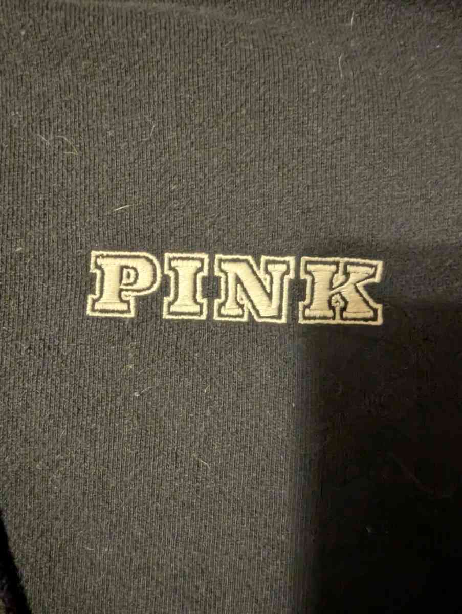 RARE Victoria Secrets Black And White Hoodie