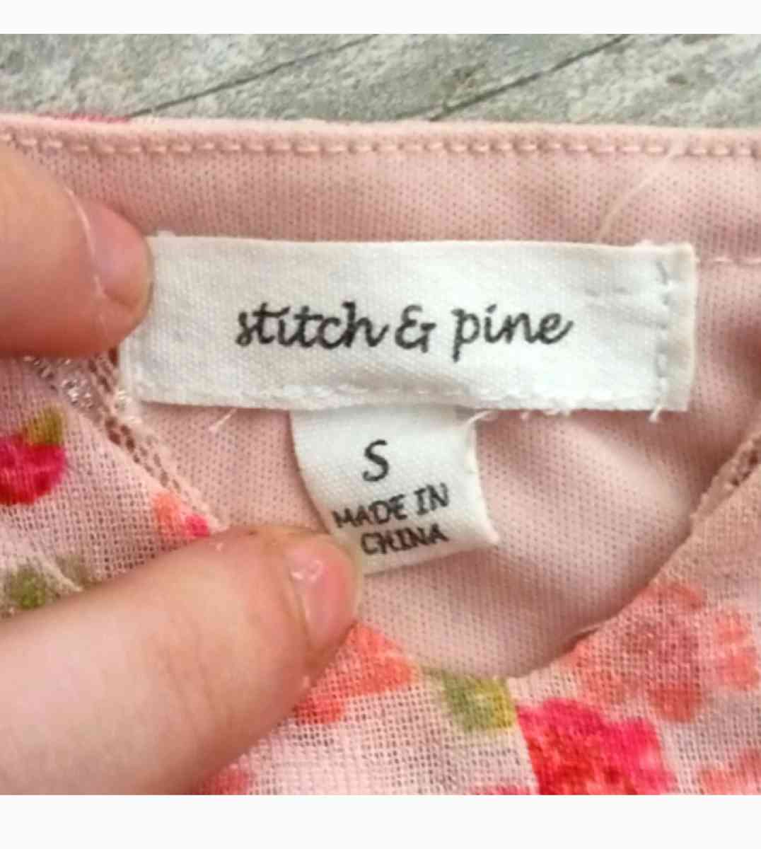 cute pink floral camisole tank top cottage core size small