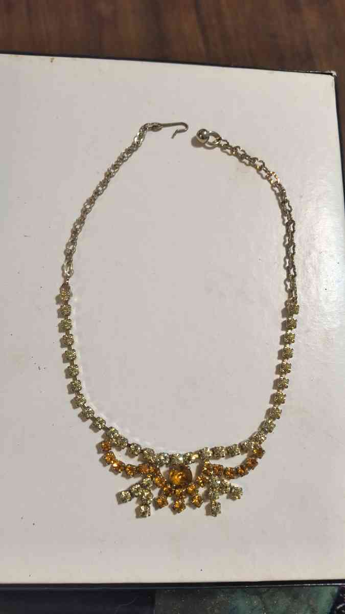 Citrine Gemstone Necklace