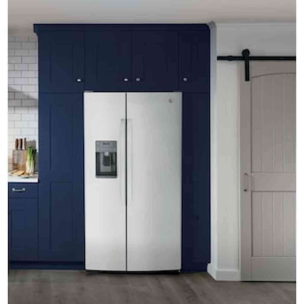 LG side by side stainless steel refrigerator light up panels