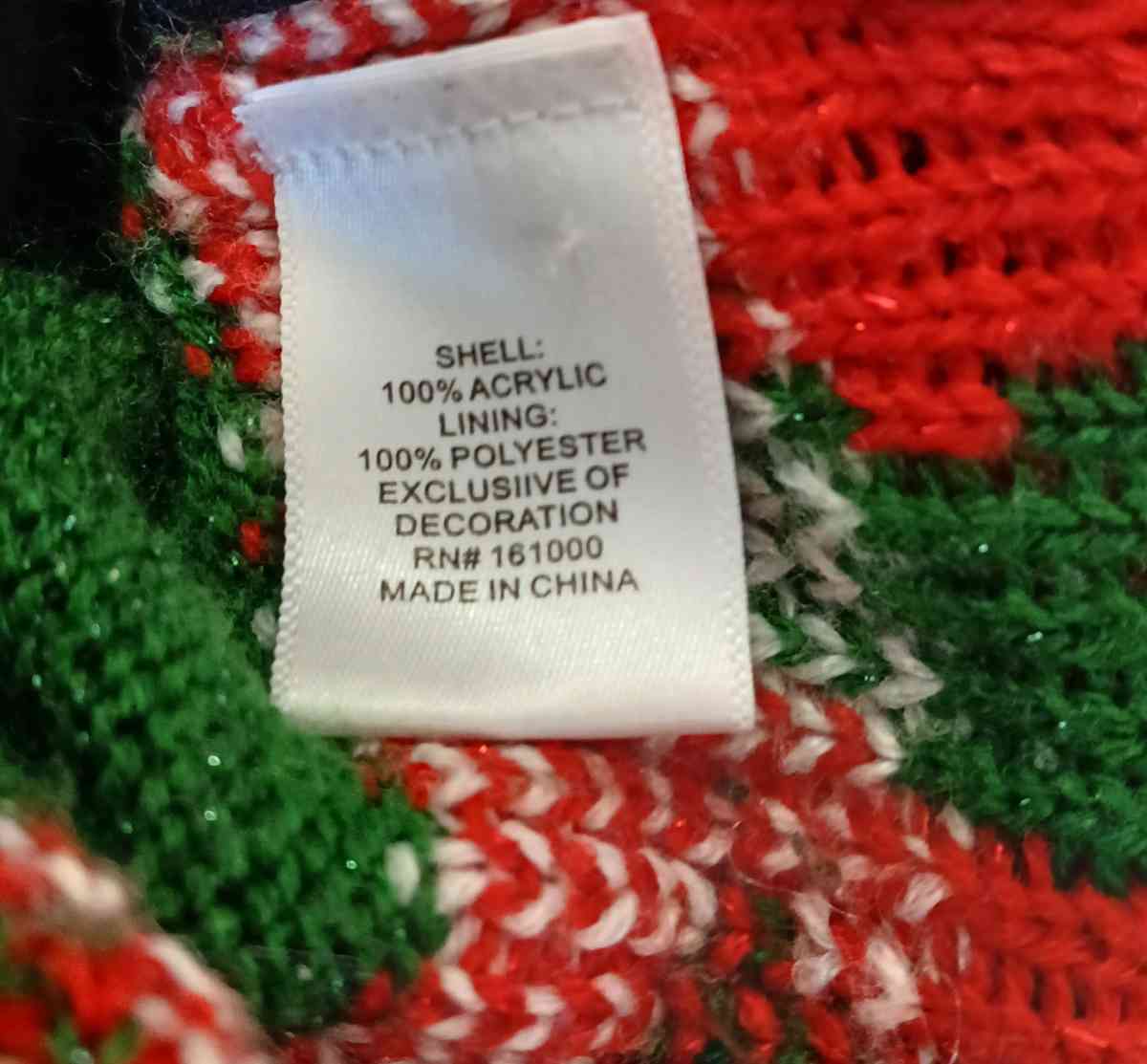 Vintage Holiday Hype Christmas Ugly Sweater for Women Size S