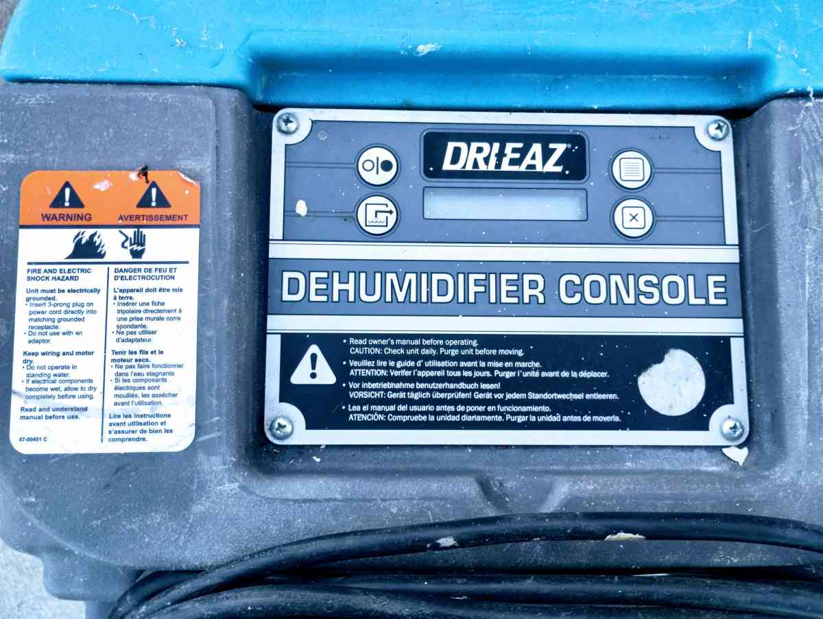 DRUEAZ LRG EVOLUTION DEHUMIDIFIER