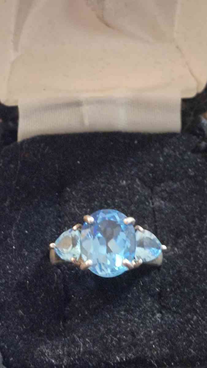 Blue Topaz Ring