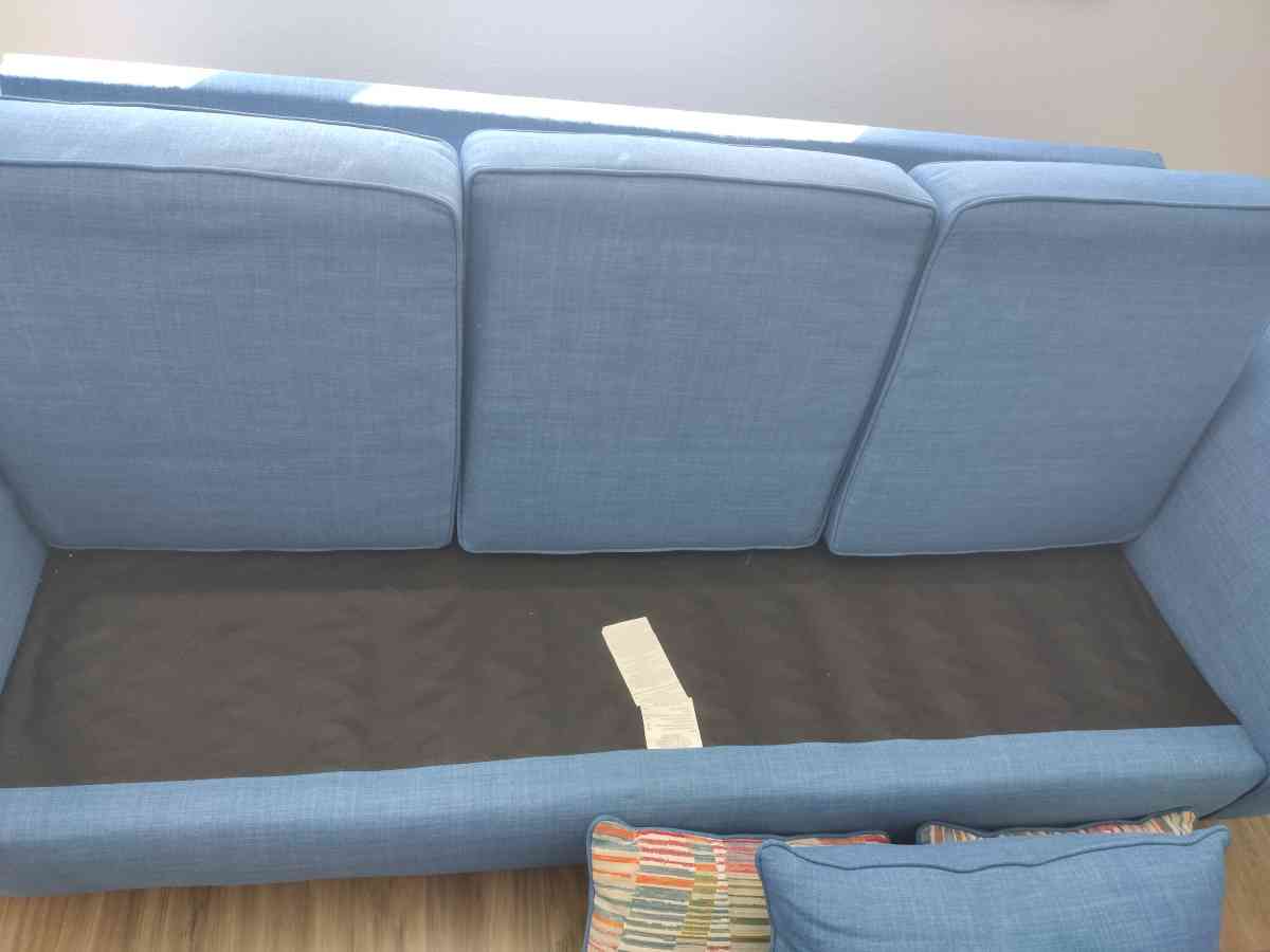 sofa and rug