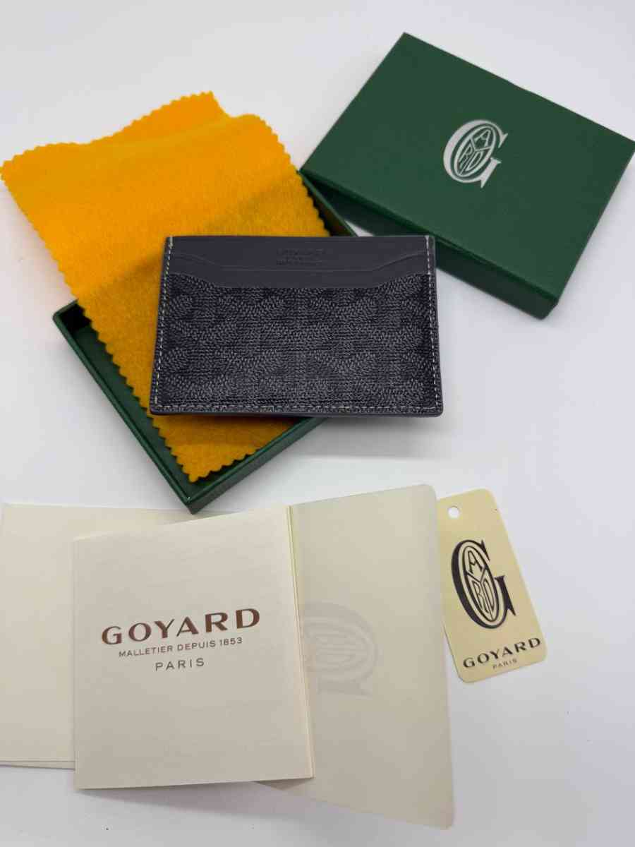 Black Goyard Card Holder